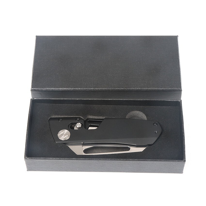 7'' New CNC Fast Opening D2 Blade Aluminum Handle Tactics Folding Tools DF04