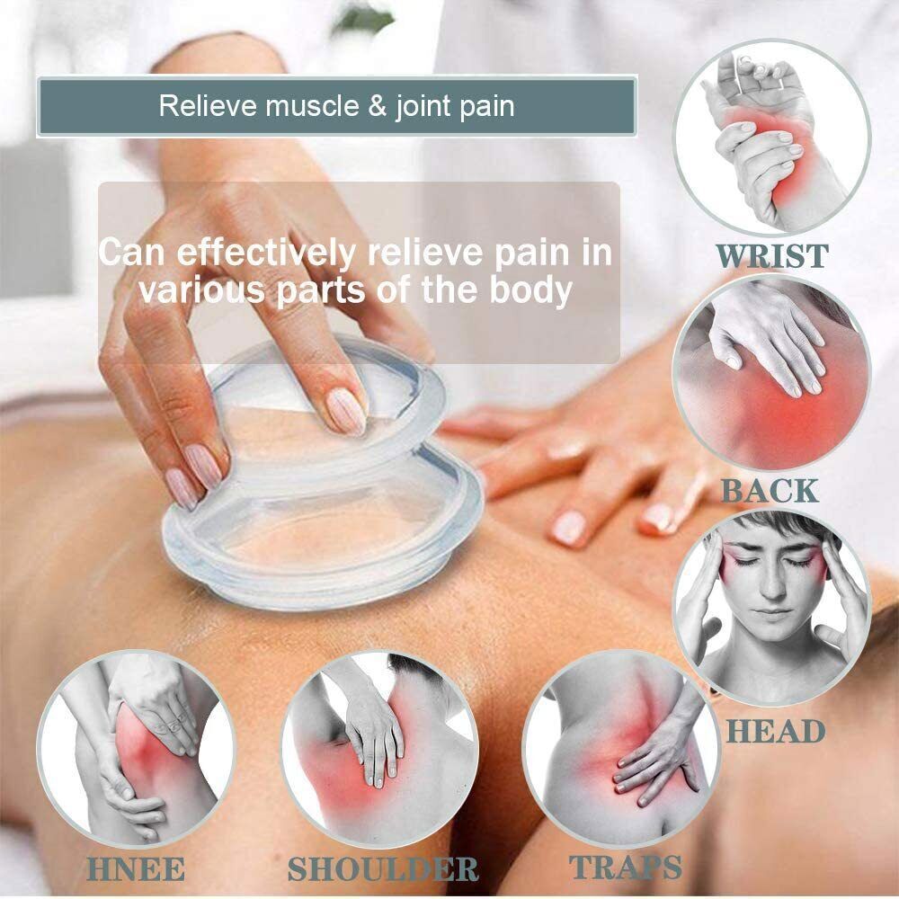Cupping Therapy Set Professional Massage Therapy Studio Household Silicone Cups