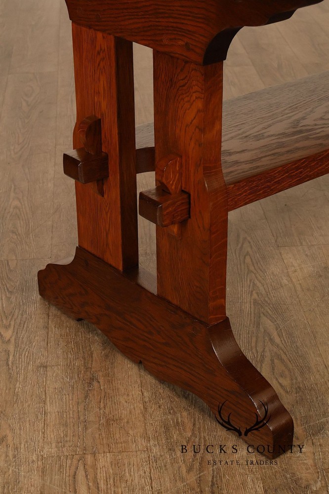 Gustav Stickley Antique Mission Oak Library Table