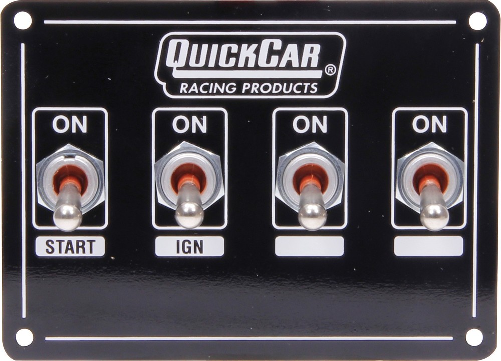 QuickCar Ignition Panel Extreme 4 Switch Dual Ignition 50-7411