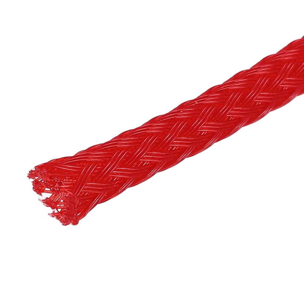 Expandable Sleeving 1/8-inch 100ft Cable Sleeve Red