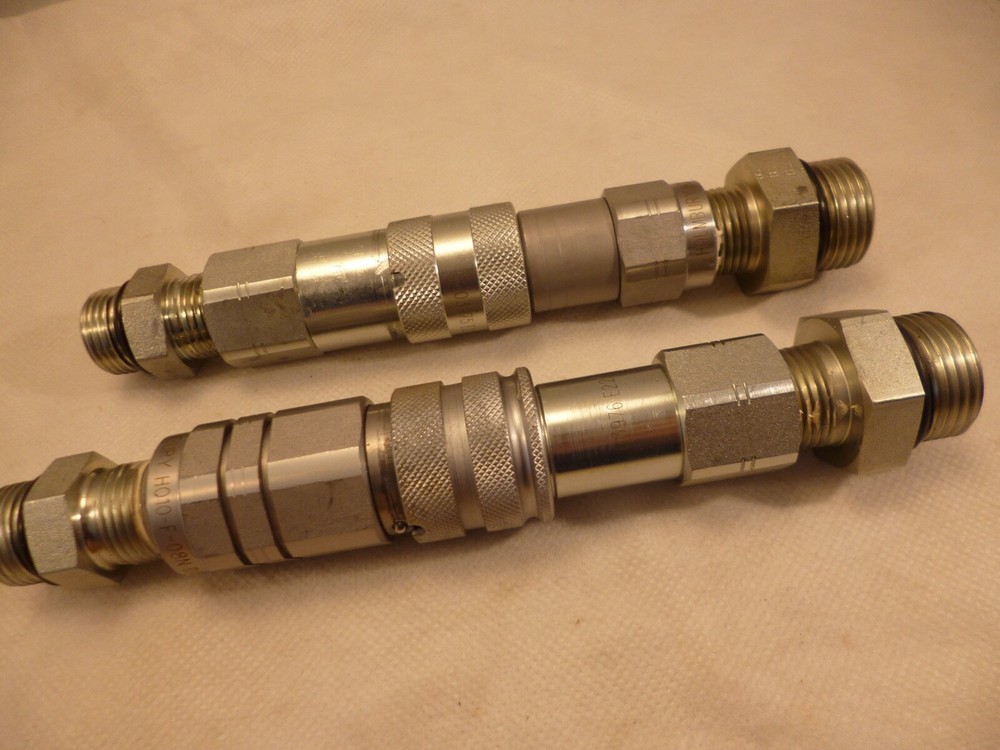 2 SETS HOLMBURY & UNBRANDED HYDRAULIC QUICK DISCONNECT COUPLING 1/2" NPT