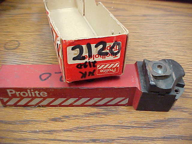 Prolite Indexable Tip Toolholder Type 2120 -Metal Lathe NOS