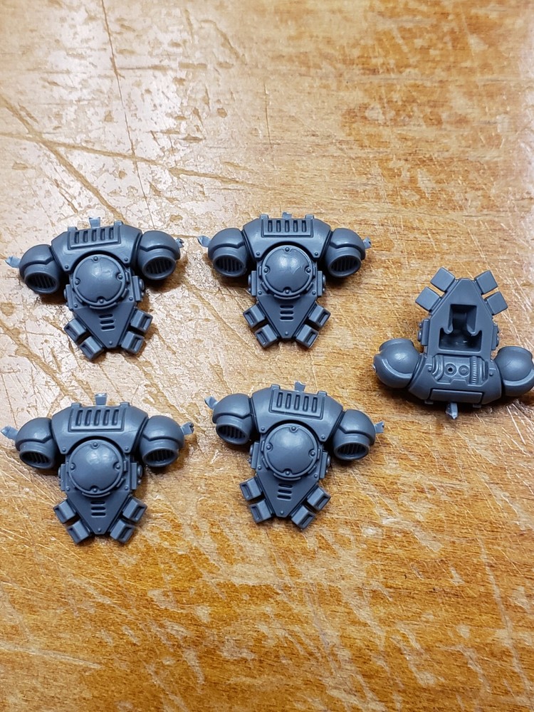 Warhammer 40k Space Marine Primaris Bits Assault Intercessor Backpack x5