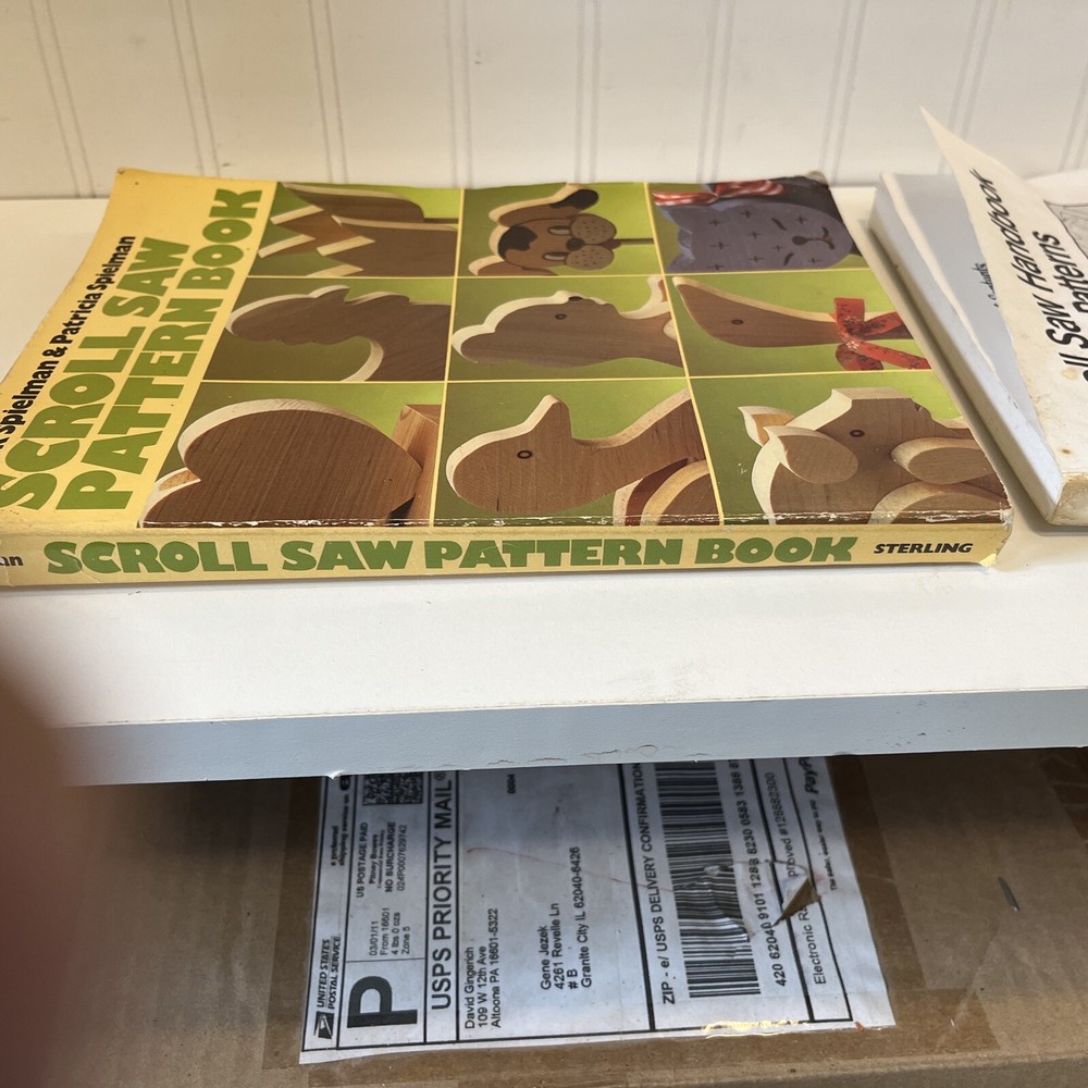 Two Books- Scroll Saw Pattern Book & Scroll Saw Handbook With Patterns- Patrick