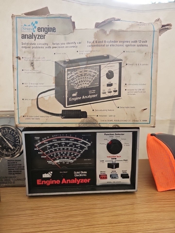 Sears Solid State Electronic Engine Analyzer Model 161.214230 rare O.O.A.K