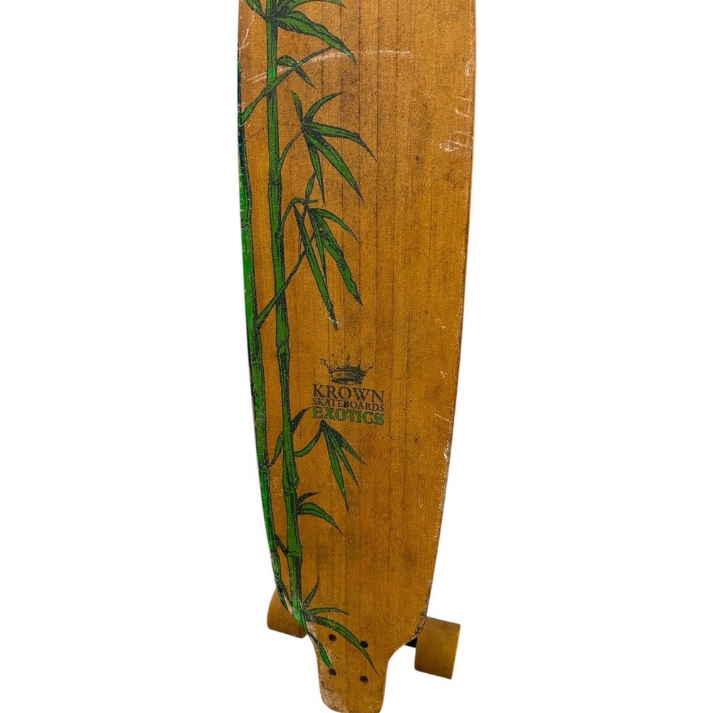 Krown Skateboards Exotic Bamboo Drop-Through 42” Longboard