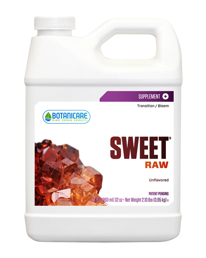 Botanicare Sweet RAW 1 quart / 32oz qrt 32 oz Carboload Bud Candy