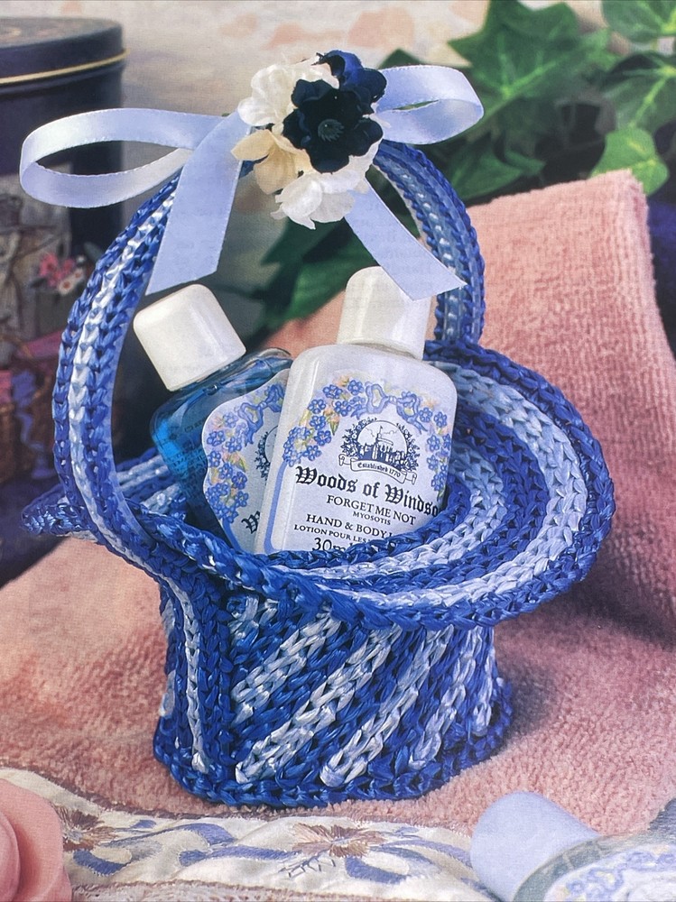 Accent Basket Annie's Attic Plastic Canvas Pattern