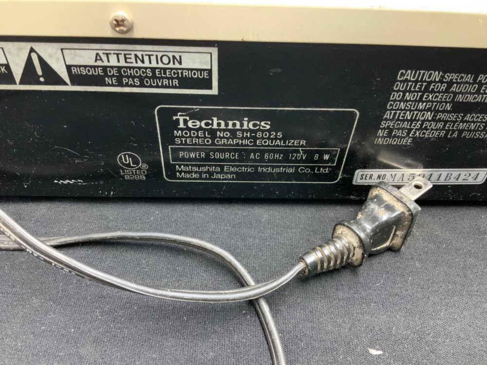 Technics Graphic Equalizer model SH-8025 7 Band