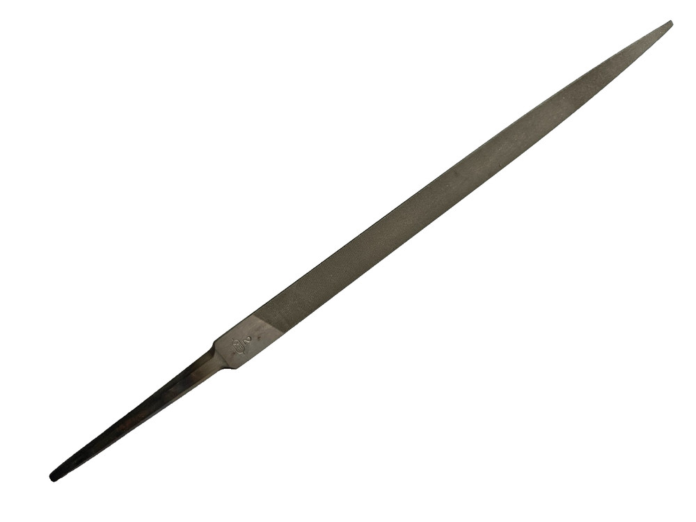 8" Triangular File Nicholson 3-Square 41530 #2 Double Cut Medium Swiss Pattern