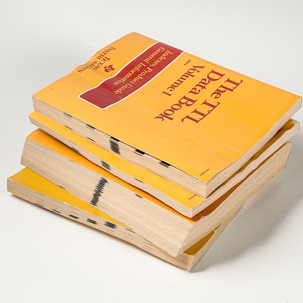 4 Texas Instruments TTL Data Books Schottky Bipolar Programmable Memory Logic