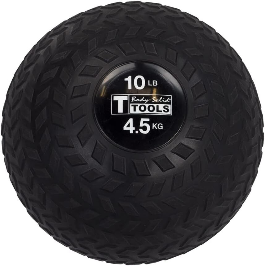 Body-Solid Tools Tire Tread Slam Ball, Non Bouncing Cardio Endurance Ball