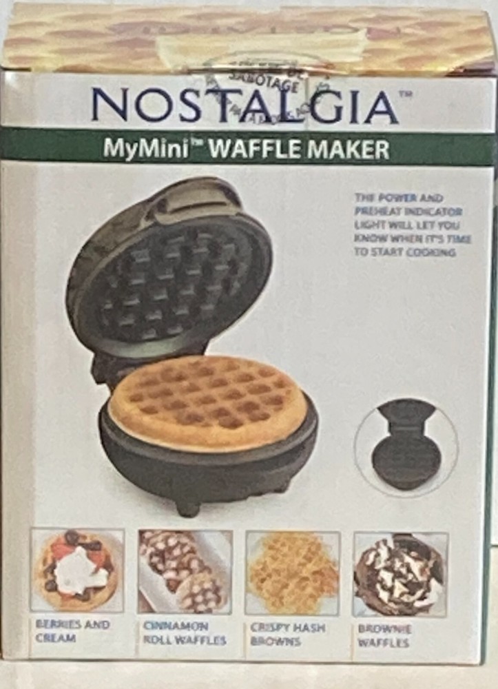 Nostalgia My Mini Camouflage Waffle Maker