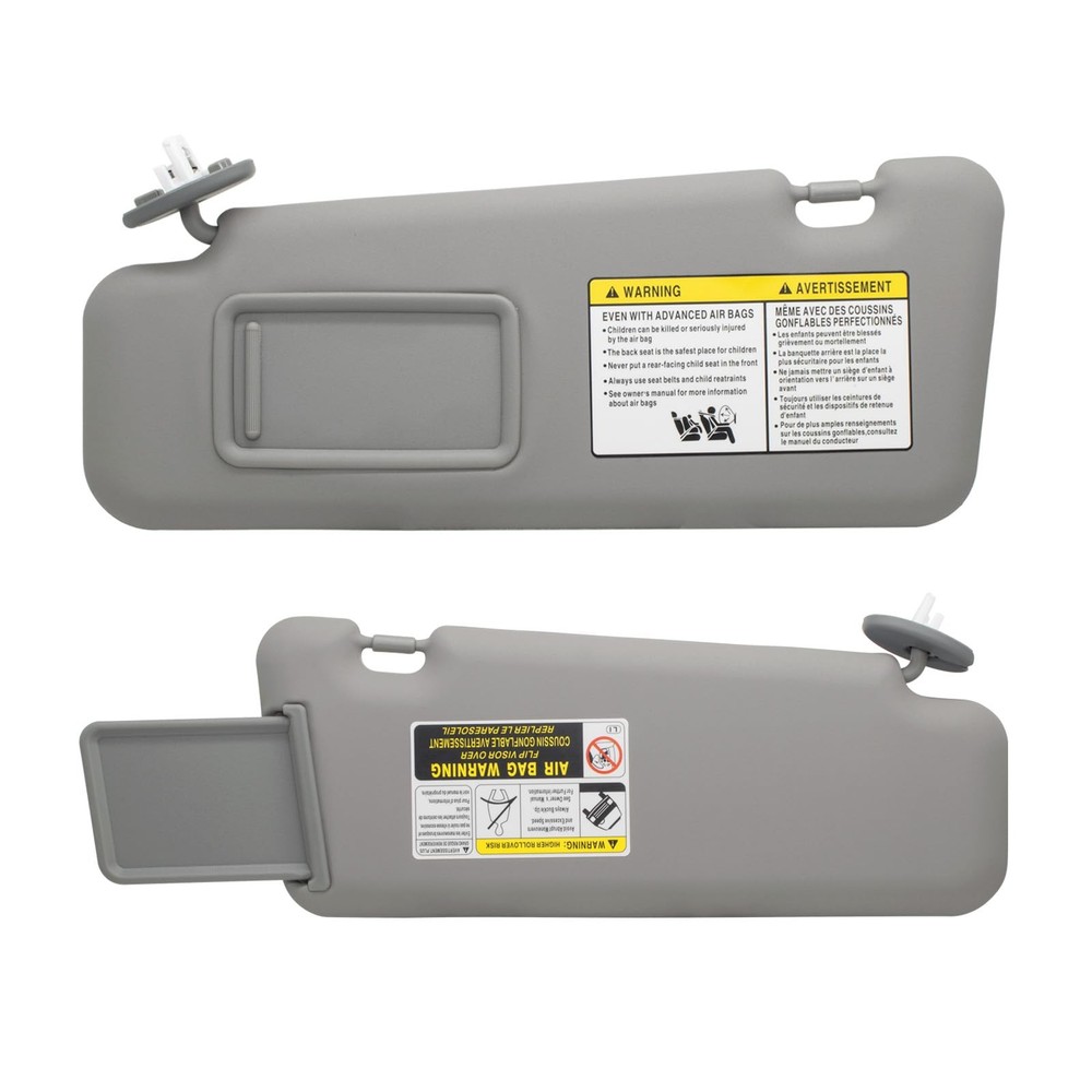 Driver Left Side Sun Visor Replacement Compatible with Gray(Left Driver)