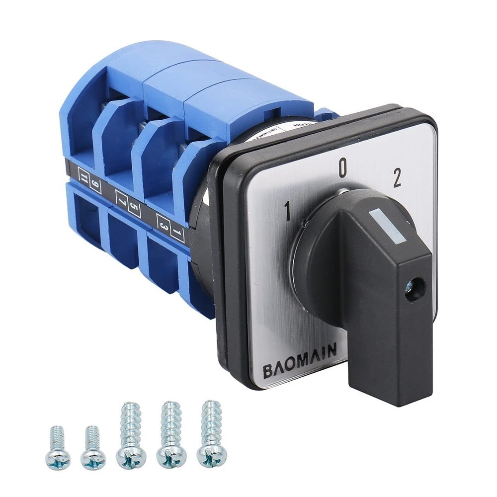 63A 3-Position Rotary Changeover Switch