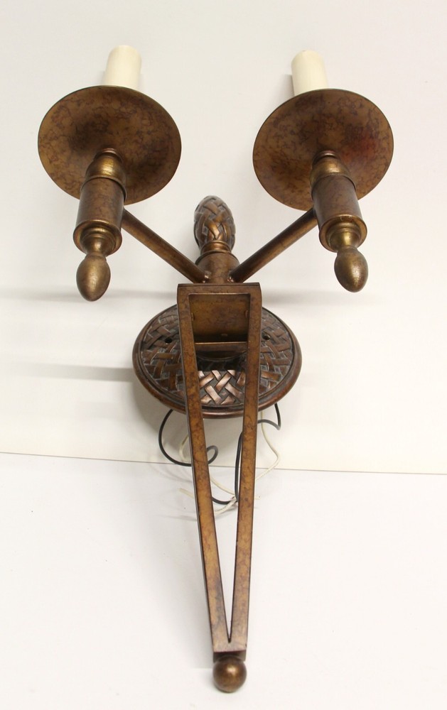 Waldorf Astoria Large Cast Iron with Bronze Finish Sconce