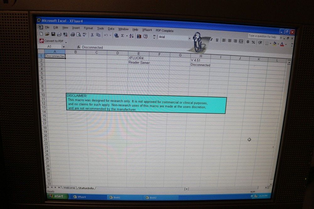 Tecan Ultra 384 Microplate Reader w/XFluor Software