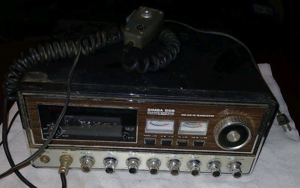 VINTAGE SIMBA SSB/AM CB TRANSCEIVER NOT TESTED/PARTS