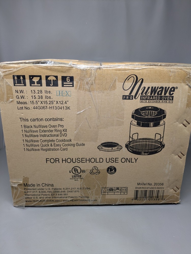 NuWave Pro Infrared Oven 20356 With New Pizza Accessory Kit