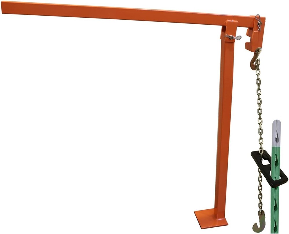 Professional T Post Puller Tool with Lifting Chain
