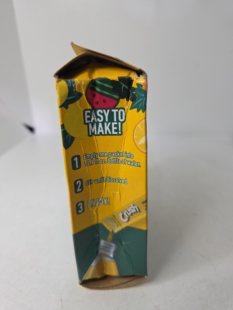 CRUSH Water Enhancer Pack 30 Sticks - Zero Sugar Pineapple/Watermelon &Lemonade