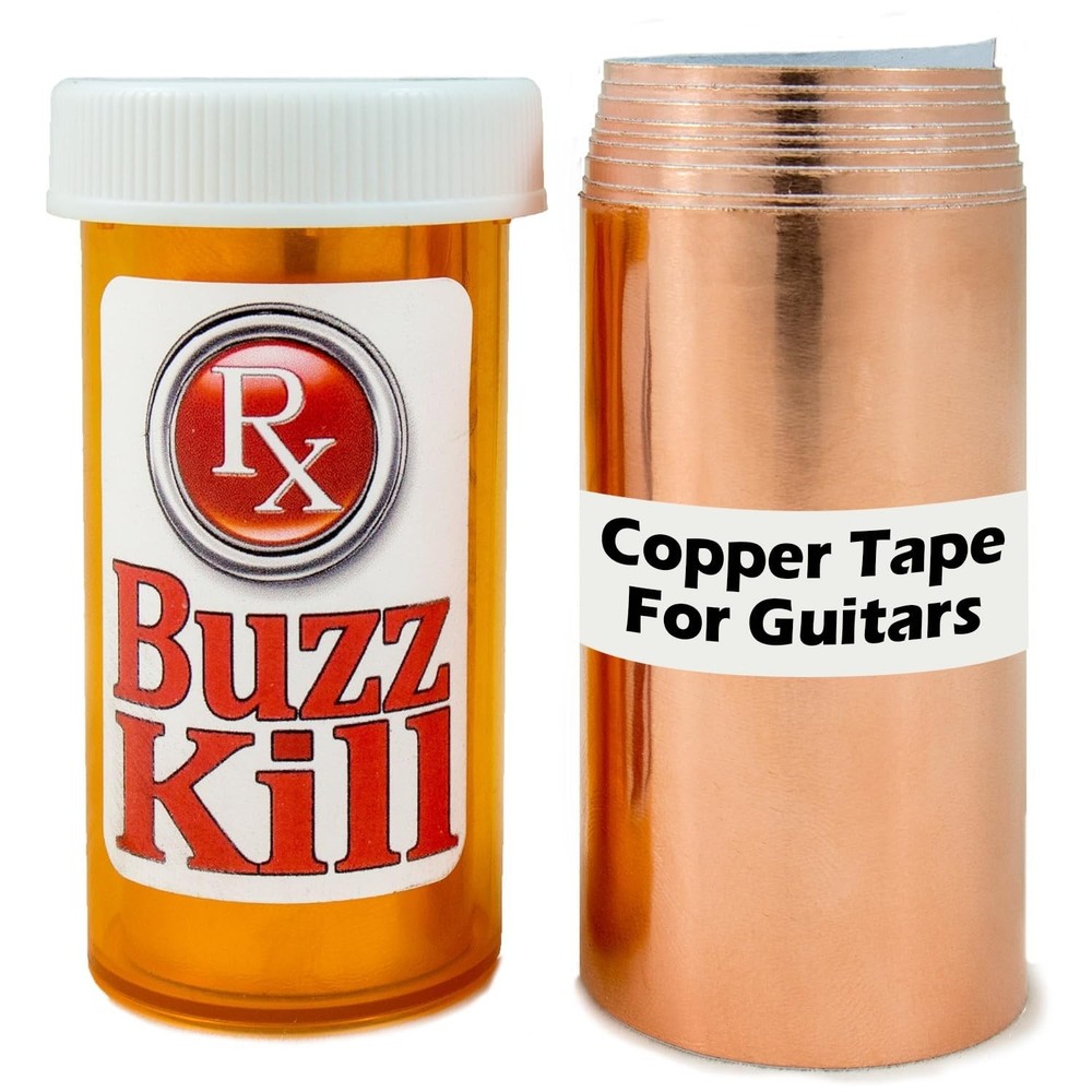 Copper Shielding Tape for Guitars – EMI Hum Blocking Foil Adhesive - Buzz Kill