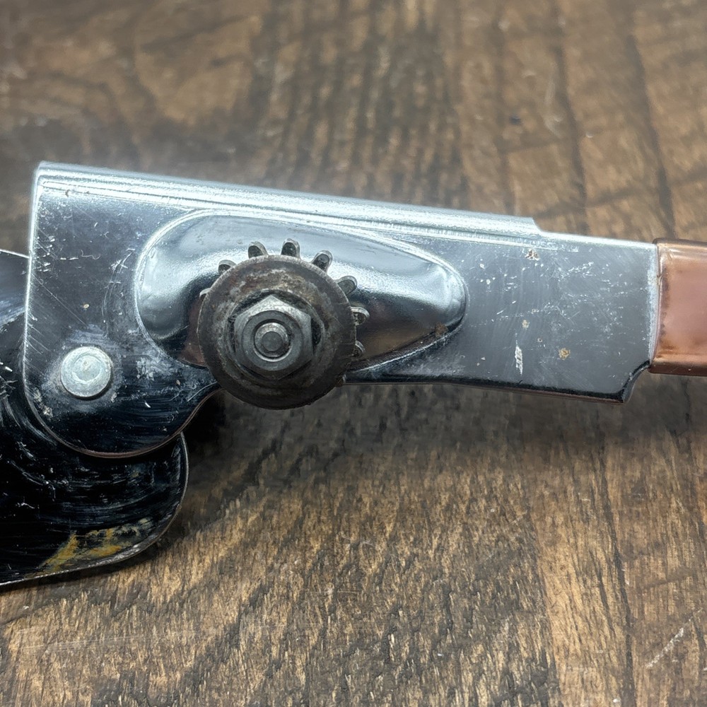 Swing Away Can Opener Transparent Brown Handle