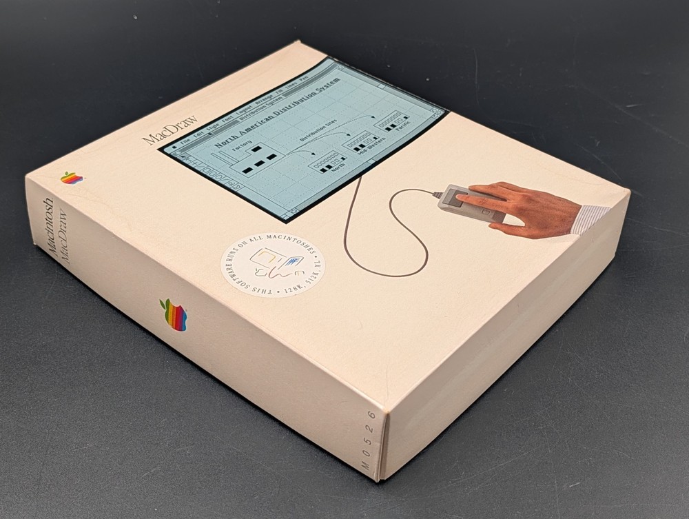 Vintage Software Macintosh MacDraw - UNUSED