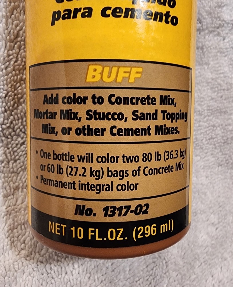 QUIKRETE 1317-02 LIQUID CEMENT COLOR 10oz BUFF