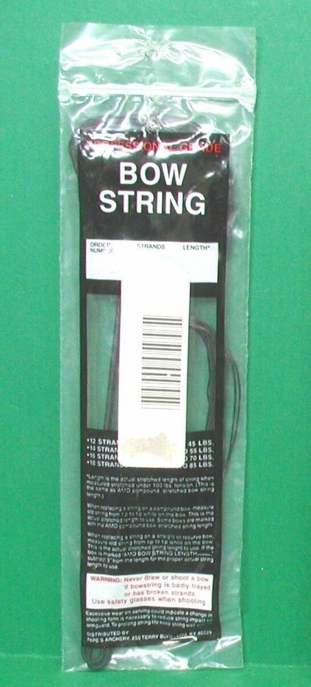 New Papes Professional Grade Compound Bow Replacement String - 27" 14 Strand B50