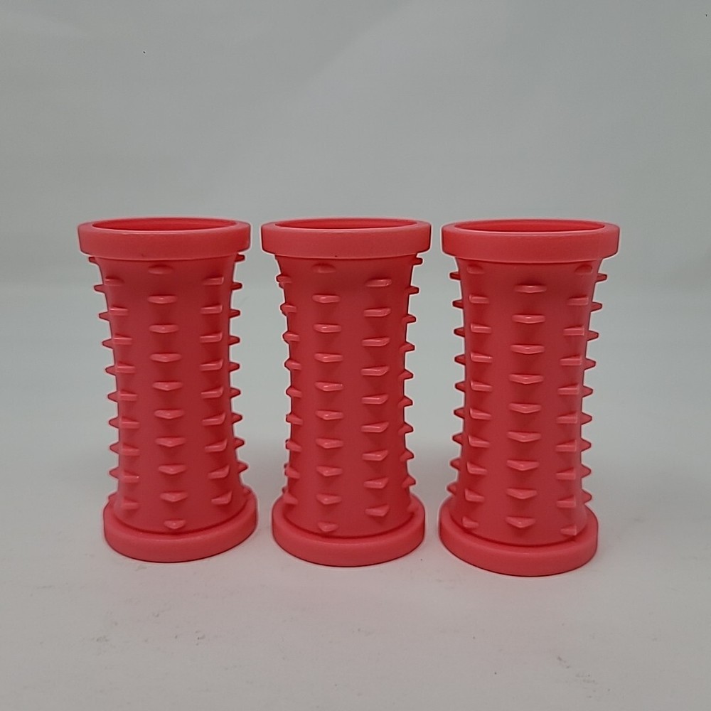3 Conair Compact Hot Rollers Curlers, Coral Curls Waves HS83N Replacement LARGE