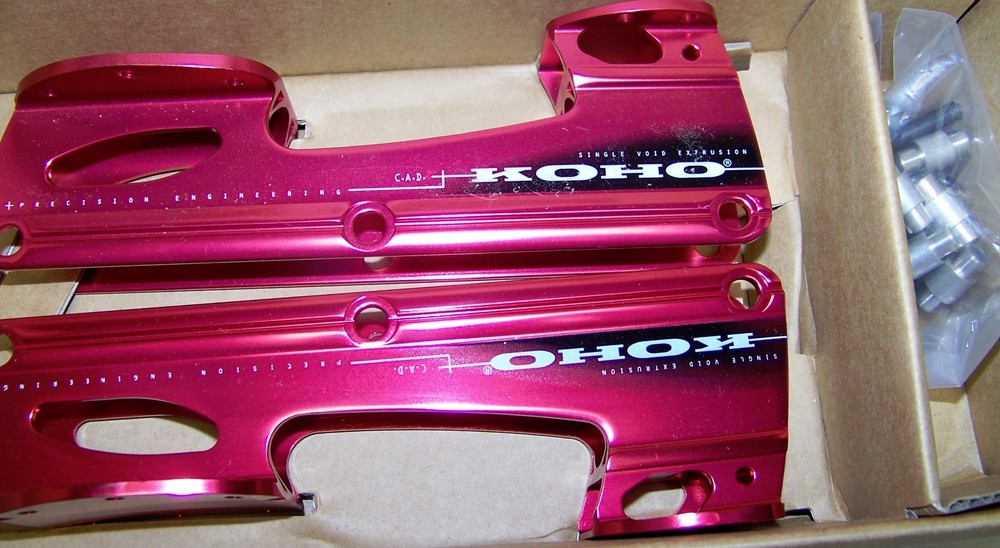 KOHO FR200 2 INLINE PERFORMANCE FRAME KIT ALUMINIUM ROLLER BLADE HOCKEY CHASSIS