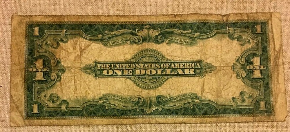 1923 $1 SILVER CERTIFICATE US LARGE NOTE, SPEELMAN/WHITE, LOW PRICE