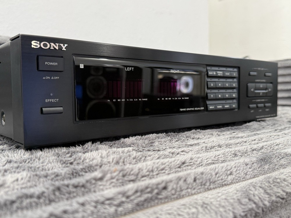 Sony SEQ-711 7 Band Graphic Equalizer Black Home Audio Component