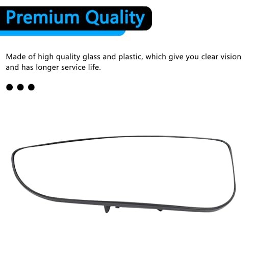 68067731AA Driver Left Side Mirror Glass Tow Driver Side with Lower (Left)