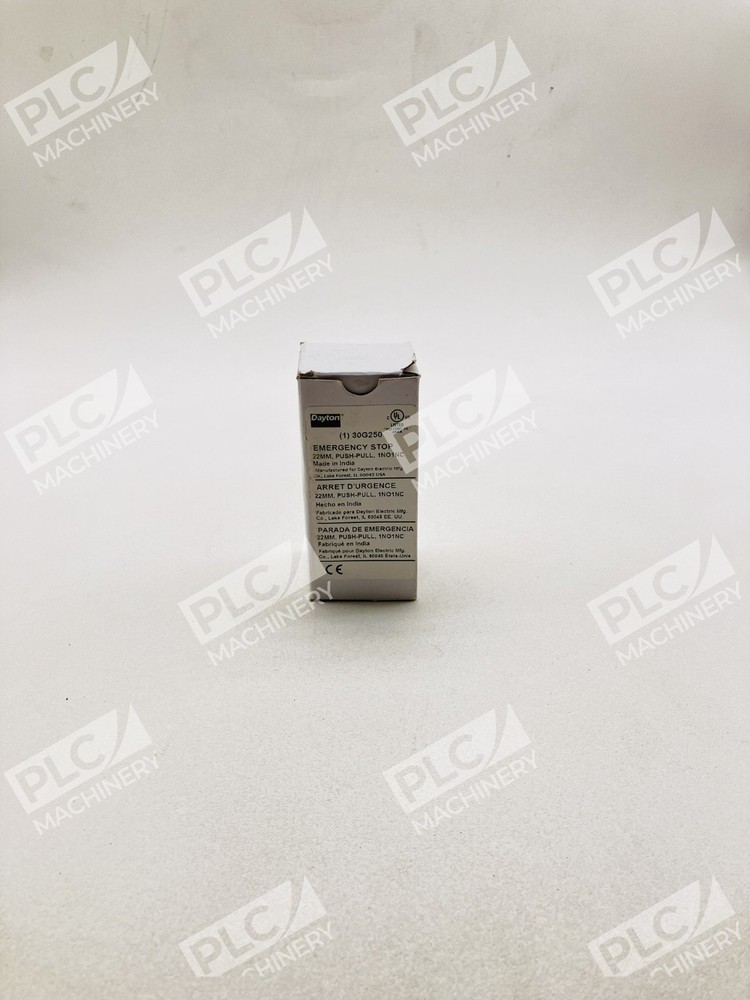 Dayton 30G250 Emergency Stop Push Button Red 22mm