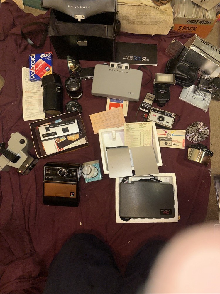 vintage cameras &  accessories lot
