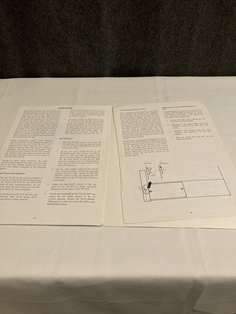 Yaesu Original Manuals