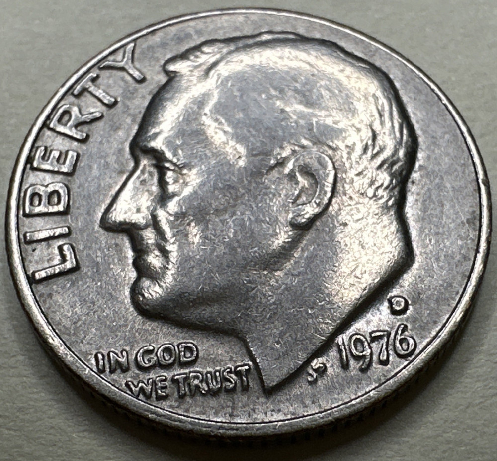 1976 D Roosevelt Dime 10C 2092X