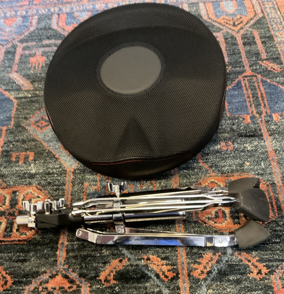 Gibraltar Pro Oversized Round Seat Web Top Drum Throne, #9608RW2T