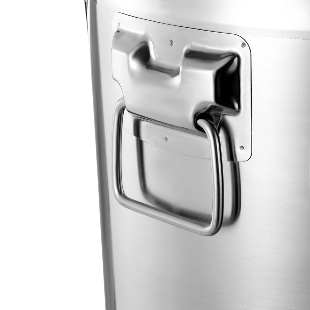 80 Lbs. Capacity Rice Dispenser Grain Storage Container, White