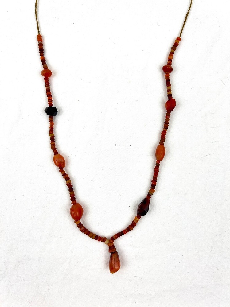 Ancient Bactrian Agate and Carnelian Beads
