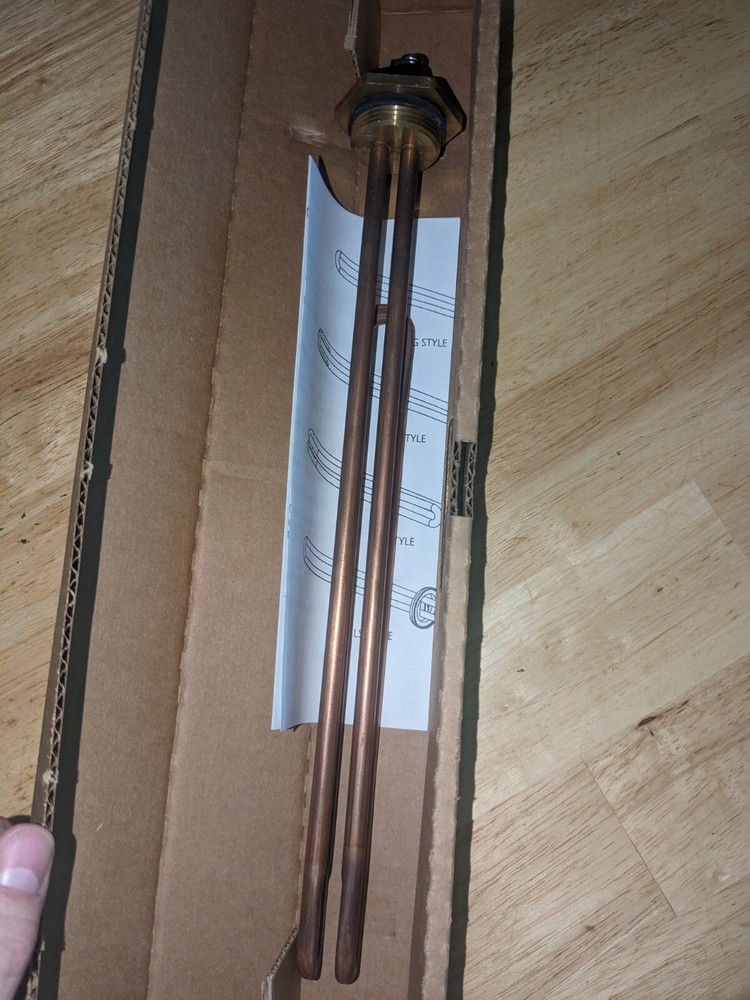 NEW PROTECH Marathon 3800W/240V Titanium Fold-Back Water Heater Element NIB