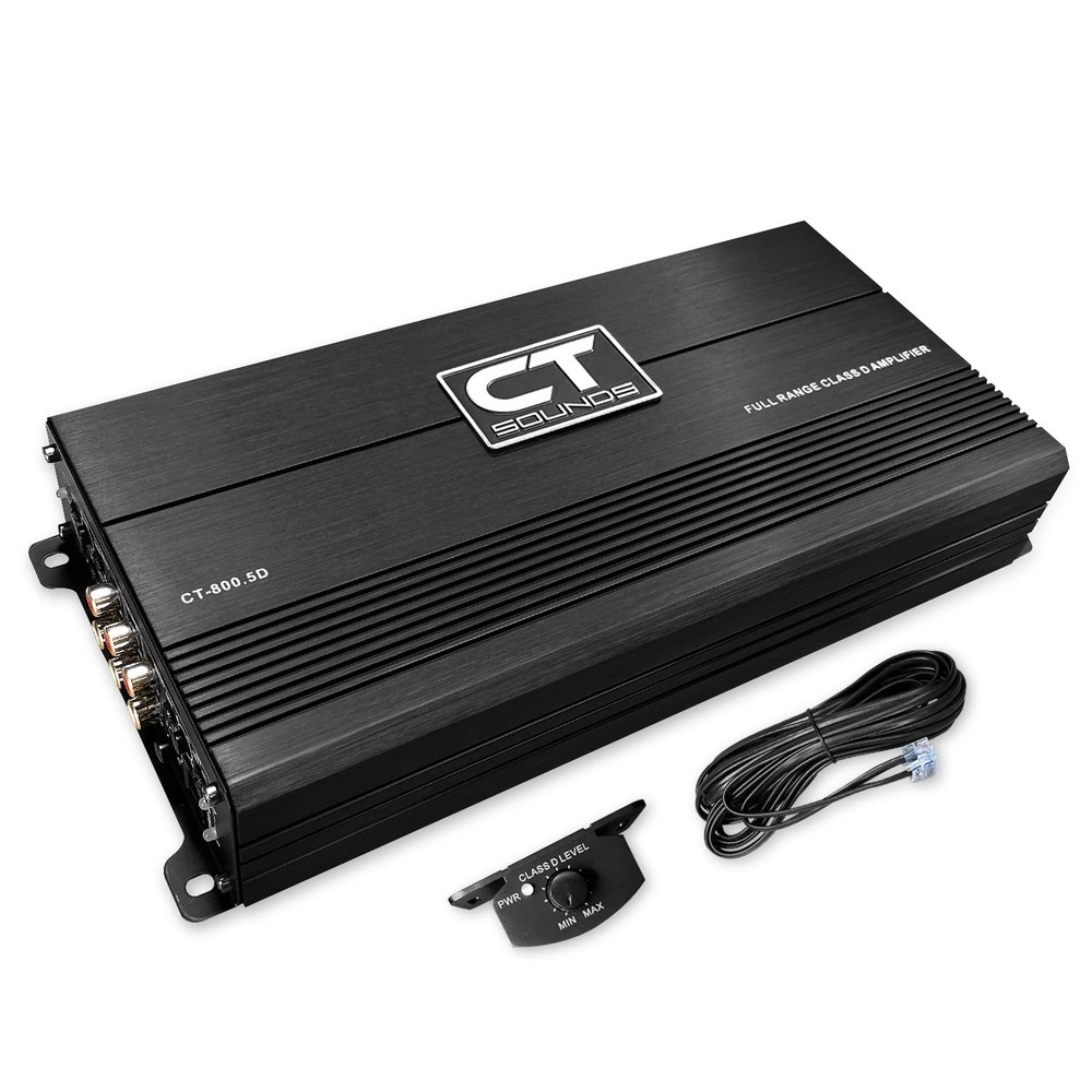 CT-800.5D 1000 Watt Full-Range Class D 5-Channel Car Amplifier