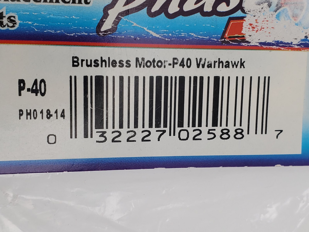 Phase 3 Brushless Motor Replacement for P40 Warhawk RC Airplane