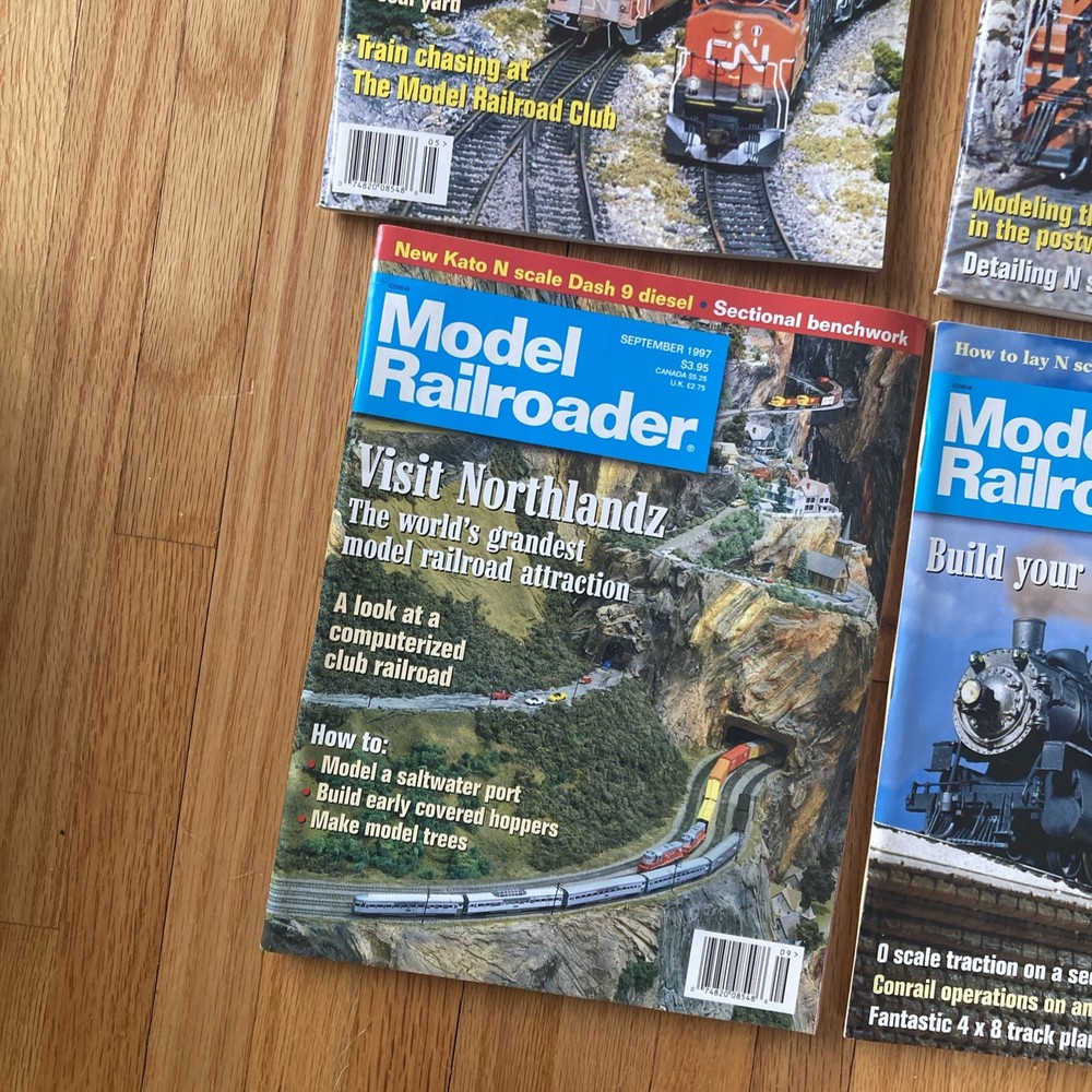 Model Railroader Magazine 1997- 12 Issues