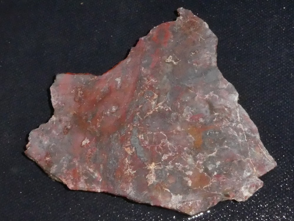 UNKNOWN JASPER SLAB -2 7/8 " x 2 3/4" - rough- cabbing - display