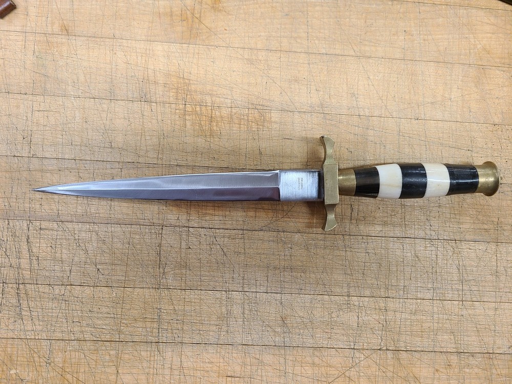 Renaissance Dagger ~ BRASS and BONE HANDLE