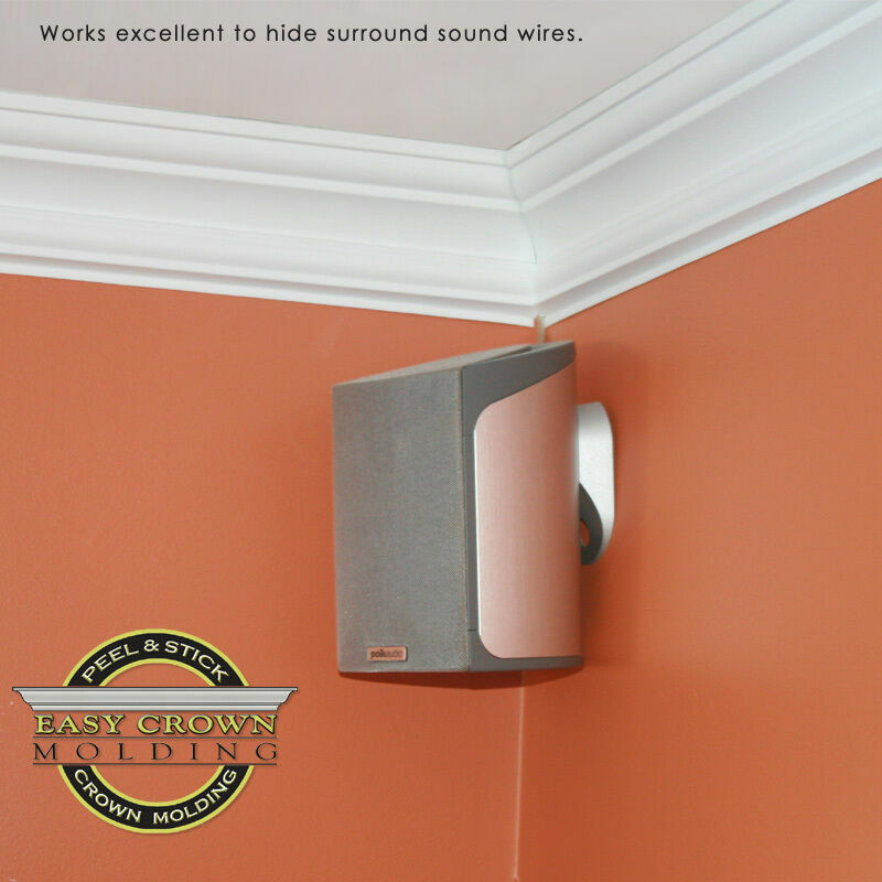 LED back-lit Crown Molding,100' kit Peel & Stick - No Tools required night light
